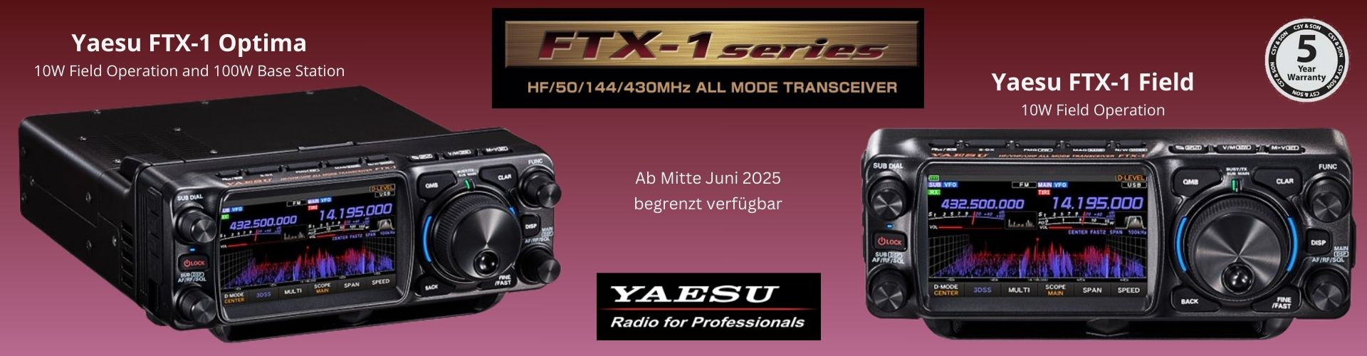 Yaesu FTX-1 Serie