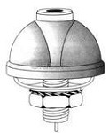 DV Fuss Einbau 3/8"