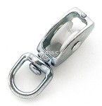 Blockseilrolle mit Wirbelauge