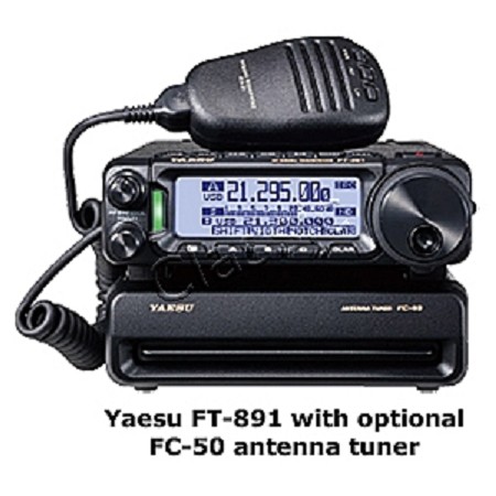 FT-891シリーズとPotable Zeroのエスコート PZ-891EBのセット YAESU HF/50MHz帯
